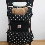 【再販☆9】エルゴアダプト☆エルゴ360☆　オムニ360　☆よだれカバー&首回りカバー&胸元カバー&収納カバー☆ 星×ボーダー☆  
