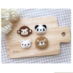 動物さんのブローチ