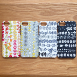 花のライン 【全４色】＊iPhoneケース スマホケース＊