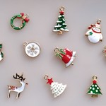 Xmas♪　クリスマスモチーフチャーム　いろいろ10種類セット　BC99