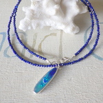 Ｇrand Blue Ocean Opal Necklace  ラピスラズリ *Sv925