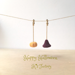 ☆Happy Halloween☆ かぼちゃと魔女の帽子のイヤリング♡ ハロウィン 