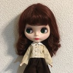 22センチドール フレアー袖ブラウス ベージュ