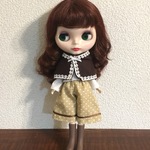 22センチドール ケープ ブラウン