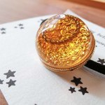 琥珀の泉ヘアゴム　レジン