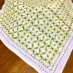 刺し子 手縫いの花ふきん 16