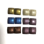 14mm【6色12個】スクエアラメカボション     秋冬カラー