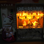 【送料無料・電池付】魔女のナイトカフェ★ミニチュアライト