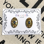 ゴールドワンポイントピアス／イヤリング