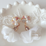  【28】 純白  ラプンツェル モチーフ♡ピアス＊イヤリング