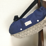 再5販♡やんちゃなクマ♡大人可愛い♡エルゴリバーシブル収納カバー♡デニムボーダー♡38