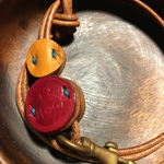 30%OFF在庫セール ストラップ:レザーコードタイプ Lサイズ     レッド