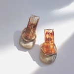 マーブル×マーブル ピアス／イヤリング