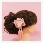 髪飾り 成人式  桜