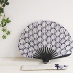 【K様専用ページ】Flower扇子*リバティPeacocks of grantham hallブラック