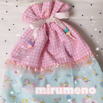 ゆめかわいい巾着♡大きいサイズ♡入園入学♡お着替え袋♡