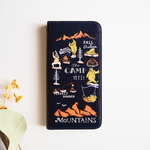 GO OUT掲載 帯なしCAMP手帳型スマホケース