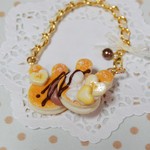 うさぎのチョコバナナホットケーキ／バッグチャーム