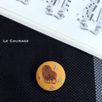 ♪音符とピアノの刺繍ブローチ♩