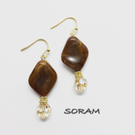 New☆Brown+Swarovski 
