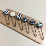 こぎん刺しのストールピン＊