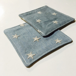 再販【送料無料】星のコースター♡♡ブルー