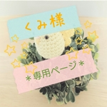 【くみ様＊専用ページ】オーダー品