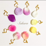 カラフル花びらイヤリングorピアス