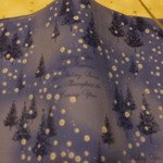 文庫本＊雪景色❄ブルー＊ハンドメイド*ブックカバー