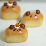 ぱんだの食パン パンブローチ