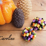 【数量限定】ハロウィンカラーのルーピーパフボウ