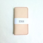 ★全機種対応★シンプルデザイン 手帳型 スマホケース【ナチュラル】
