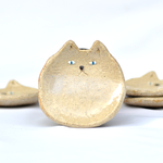 ゆき猫の小皿 ver.2