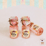 《⍋限定販売⍋》小人の蜂蜜小瓶❁淡色ストロベリーピンクタイプ (ミニチュア・ドールハウス)