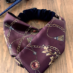 レトロな大人のヘアバンド