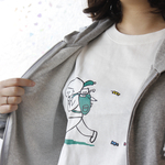 みちしるべ重ね着Tシャツ