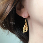 ナチュラルリーフのピアス/イヤリング  