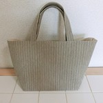 ヒッコリーデニムのトートバッグ
