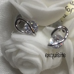  Boucles d'oreilles en pierre boucles d'oreilles　-石付きピアス-　