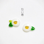 《再販》白い椿のピアス/イヤリング