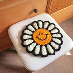 ♡×20 スマイリーフラワーの円座 white　   mini 　