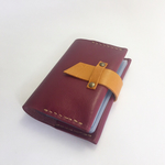 20ポケットのleatherカードケース（プラム）