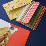 gift card envelope & message card