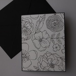 お揃い柄のカード＆gift card envelopeセット