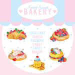 Sweet Bakery♪かわいいパン屋さん／シール