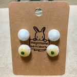 ミニチュア小籠包とシュウマイのピアス(スタッズタイプ)セット