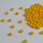アクセサリパーツ ガラスビーズ ボタンカット No.66 6mm 1連 [4582434324670]