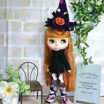 No.1027  ハロウィンパンツのセット/パープル系