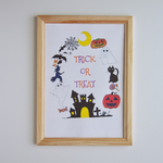 ハロウィンインテリアポスター