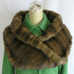 ¶ new antique fur ¶ スカングロウミンクファー超ゆったり大きめnejiriスヌード「lefou」